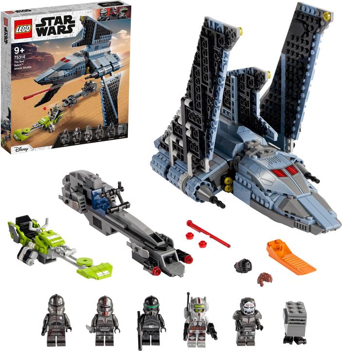 Produktbild LEGO Star Wars Angriffsshuttle aus The Bad Batch (75314, LEGO Star Wars)