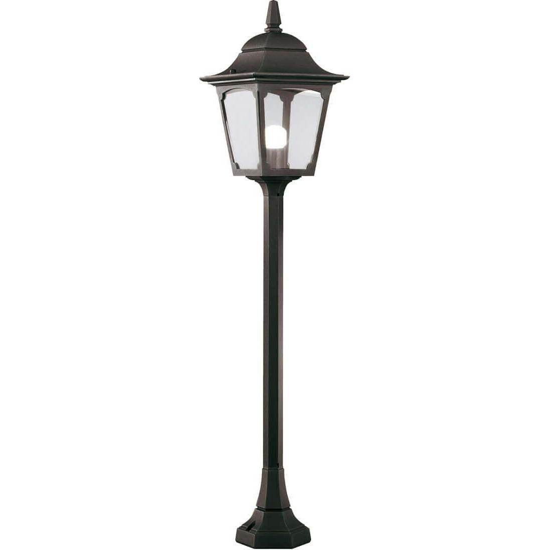 Elstead Lighting, Gartenbeleuchtung, Chapel Aussen-Stehleuchte E27 100cm Schwarz IP44, Made in UK (10000 lm, E27, IP44)