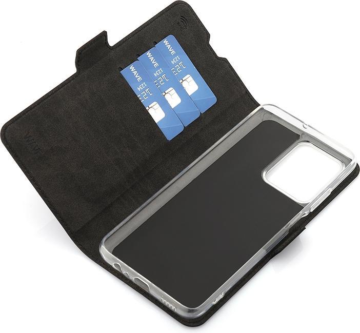 Produktbild Wave BookCase -suojakotelo, Honor X7a, musta (Honor X7a)