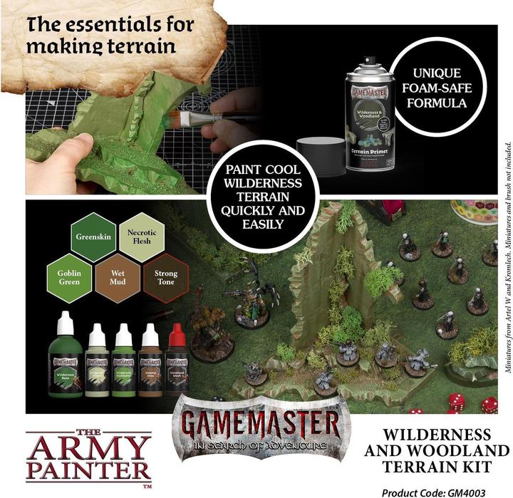 Actual product image Army Painter ARMG4003 - Gamemaster: Wilderness & Woodlands Terrain Kit