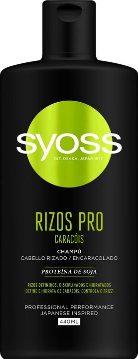 Syoss RIZOS PRO champú cabello ondas o rizos 440 ml (Flüssiges Shampoo, 440 ml)
