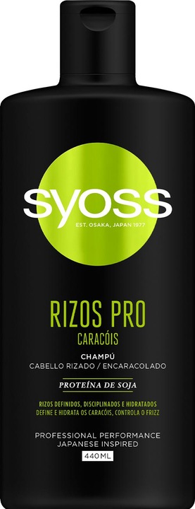 Produktbild Syoss RIZOS PRO champú cabello ondas o rizos 440 ml (440 ml, Flüssiges Shampoo)