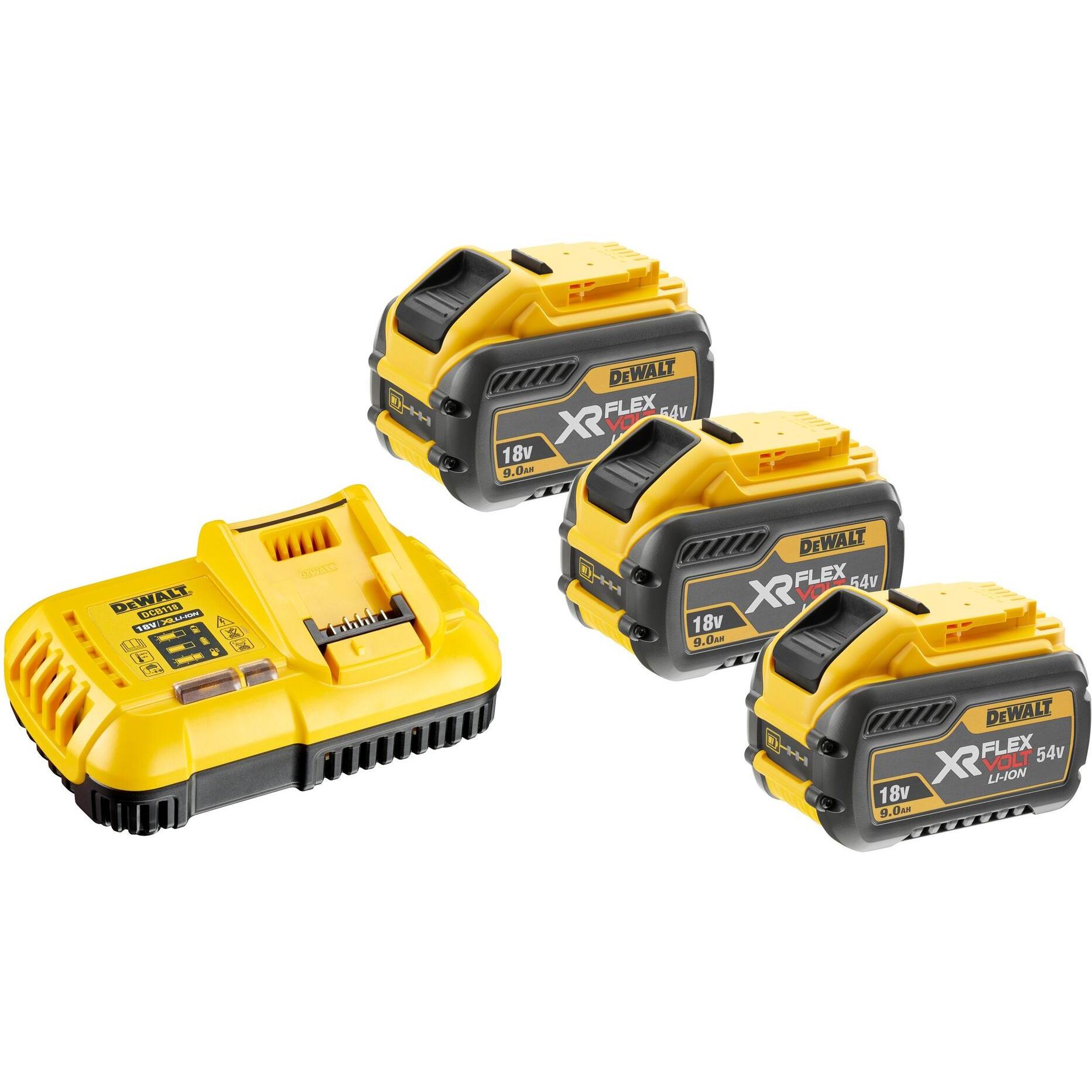 Thumbnail - DeWalt, Werkzeugakku + Ladegerät, AkkuStarterset 54V XR FlexVolt (54 V)