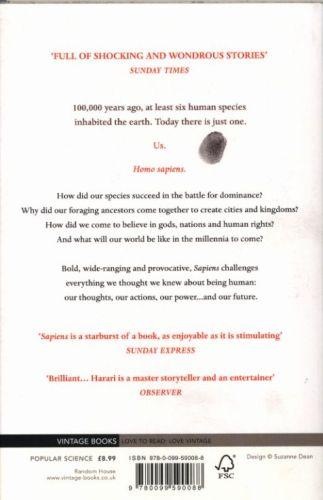 Produktbild Sapiens (Englisch, Yuval Noah Harari, 2015)