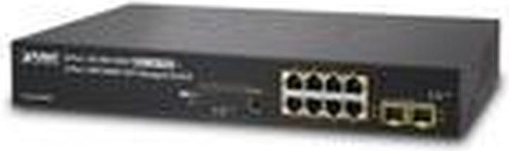 Immagine prodotto Planet Switch gestito da 8 porte 10/100/1000T 802.3at PoE + 2 porte 100/1000X SFP (8 porte)