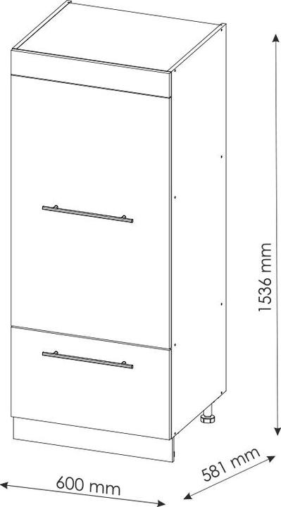 Actual product image Vicco Fame-Line (60 x 58 x 153.5 cm)