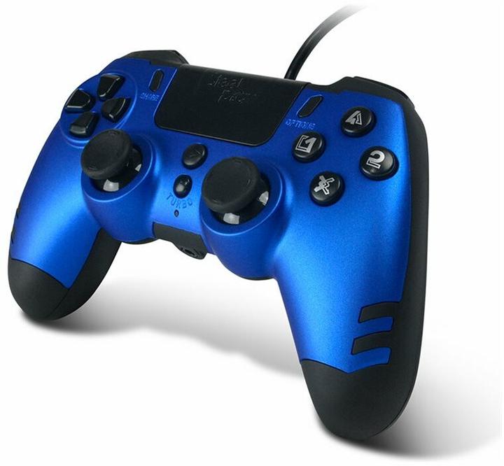 Actual product image Steelplay Slim Pack Wired Controller Sapphire Blue Multi (PS4, PC)