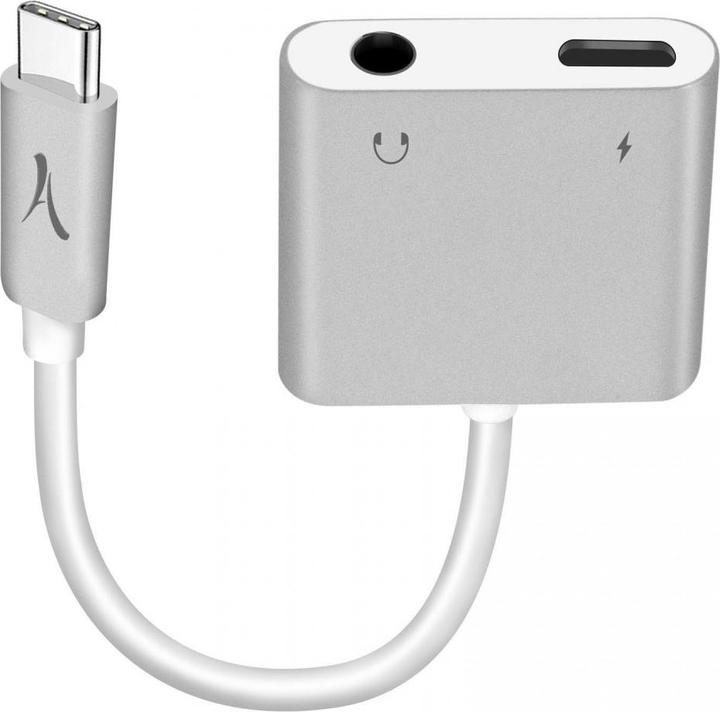 Actual product image Akashi USB-C audio charging adapter (3.5mm jack, USB-C, USB-C)