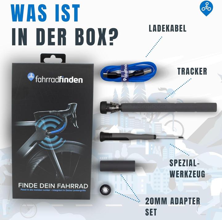 Actual product image BikeFinder GPS bike tracker