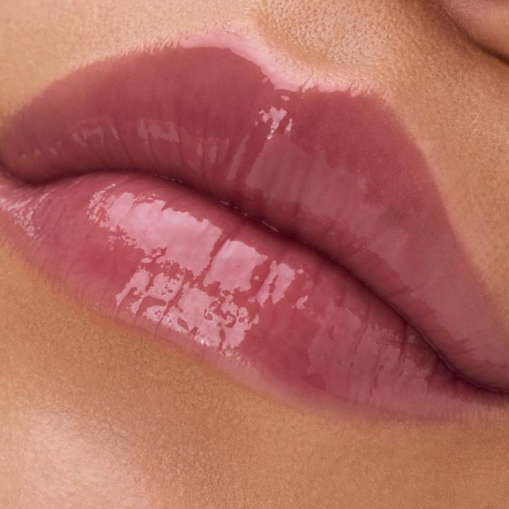 Actual product image Catrice Peptide Bliss Glossy Lip Balm (#8F403F)