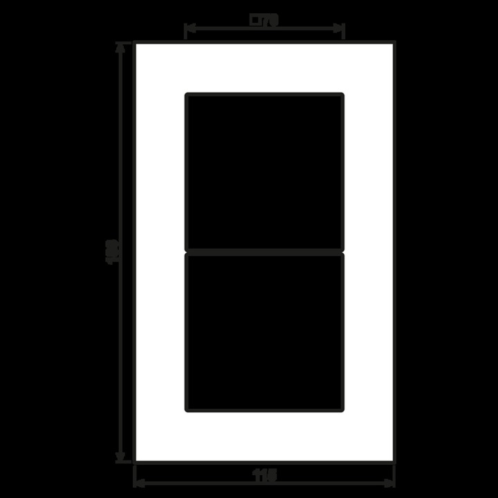 Actual product image JUNG Glass frame
