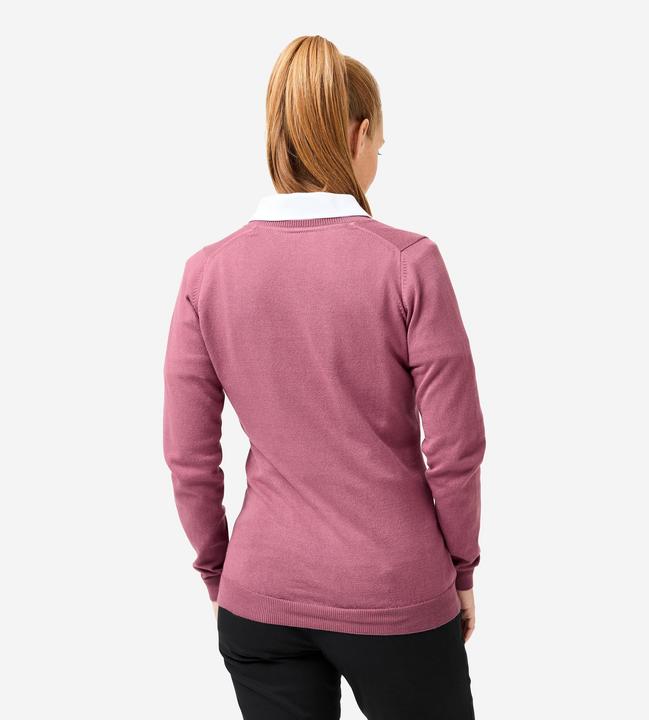 Actual product image Inesis Damen Golfpullover aus Baumwolle mit V-Ausschnitt - MW100 rosa (XXL)