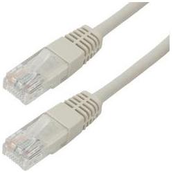 MCL CBLE RJ45 CAT 5E - 1M - GRIS (U/UTP, CAT5e, 1 m), Netzwerkkabel