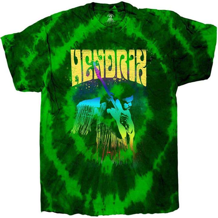Produktbild Jimi Hendrix Adult Hear The Vibe Tie Dye TShirt (S)
