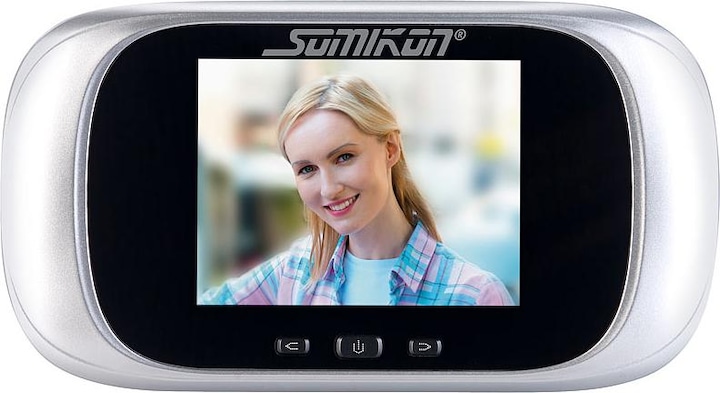 Produktbild Somikon Digitale Türspion-Kamera mit 7,1-cm-Farbdisplay (2,8") und Nachtsicht (Digital)