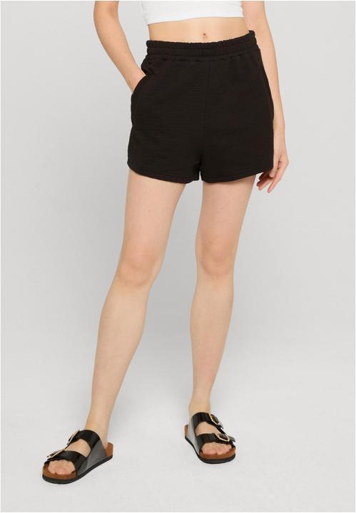 Image du produit Urban Classics Ladies Structured Jerseyshorts black S (S)