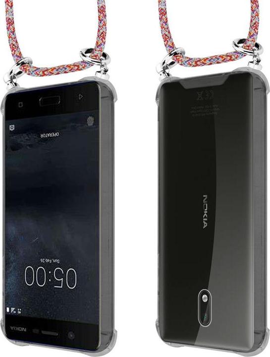 Produktbild Cadorabo TPU Handy Kette SILBER Cover