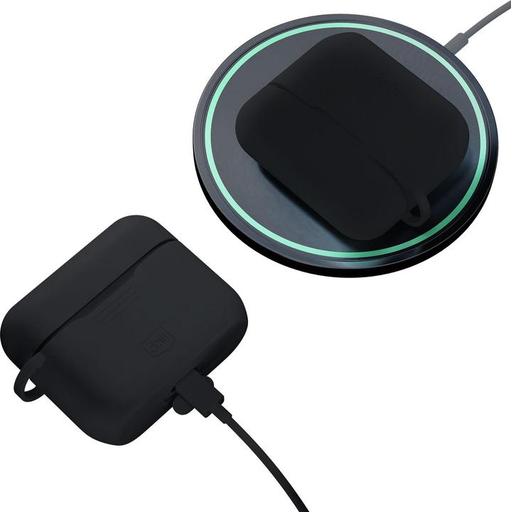 Produktbild 3MK Etui Silicone AirPods Case do Apple AirPods Pro 3 czarny (Kopfhörer Hülle)