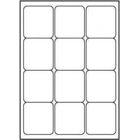 Logo, Etichette, Etykiety A4, matowe, białe, 10 szt.