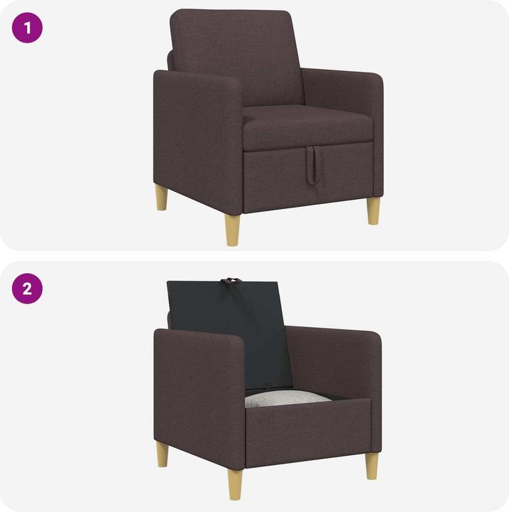 Produktbild vidaXL Modernes Sofa (1-Sitzer)