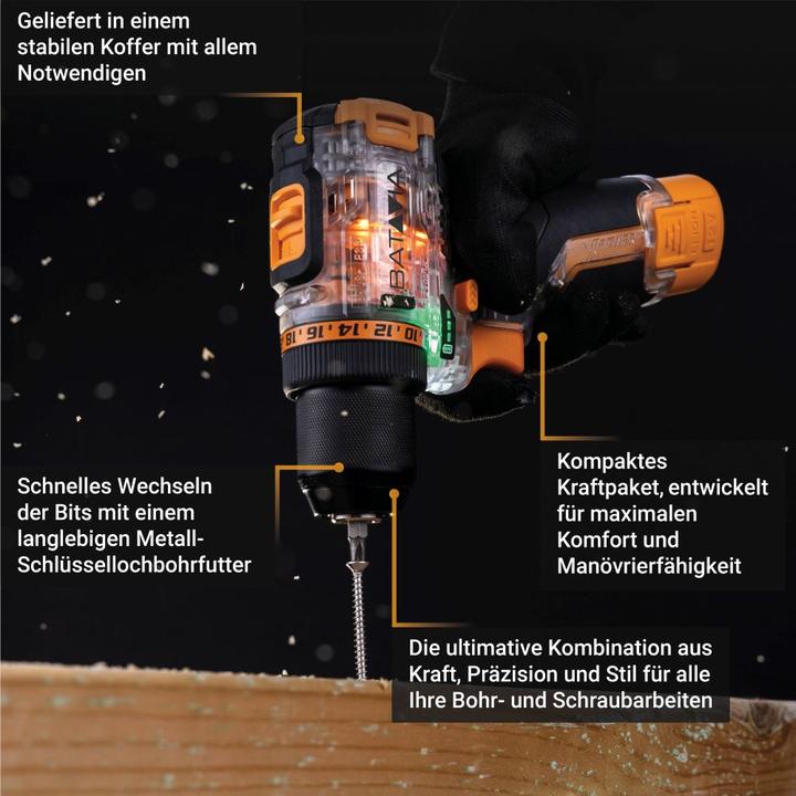 Actual product image Batavia Multifunctional workbench 4-in-1 (Drill driver)