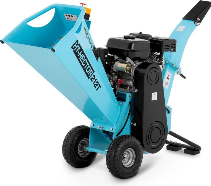 Image du produit Hillvert Déchiqueteuse de bois à essence - 6,5 hp - 80 mm