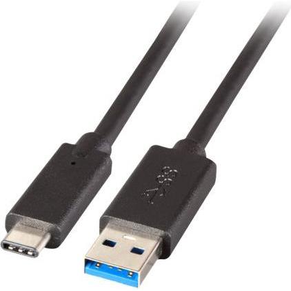 EFB Elektronik Cavo USB3.2 Gen 1 SuperSpeed, Tipo A/M -C/M, 5A, 5Gbit, 0,5 m Cavo di connessione USB 3.2 (0.50 m, USB 3.2 Gen 1), Cavo USB