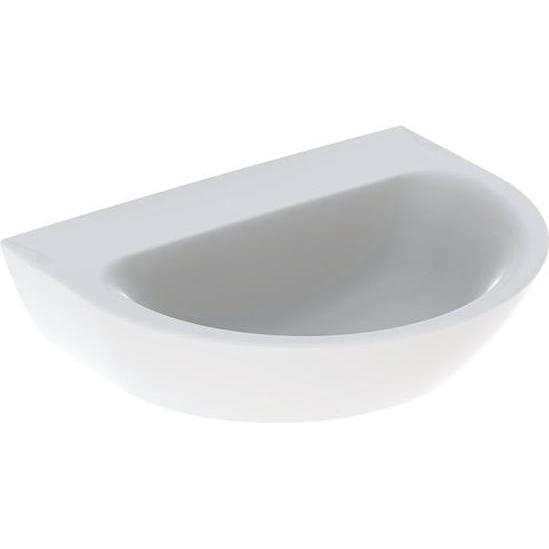 Geberit, Waschbecken, Renova Waschtisch, ohne Hahnloch, ohne Überlauf, Breite: 60cm (600 mm, 190 mm)
