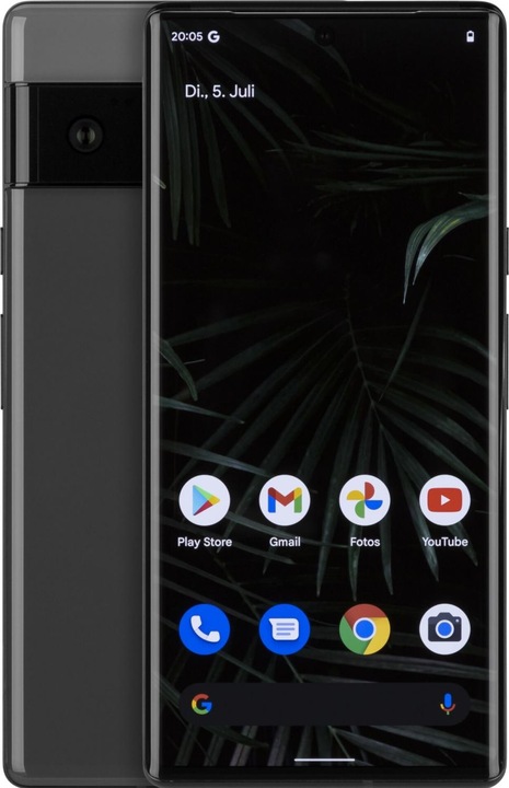 Actual product image Google Pixel 6 Pro (128 GB, Stormy Black, 6.70", SIM + eSIM, 50 Mpx, 5G)
