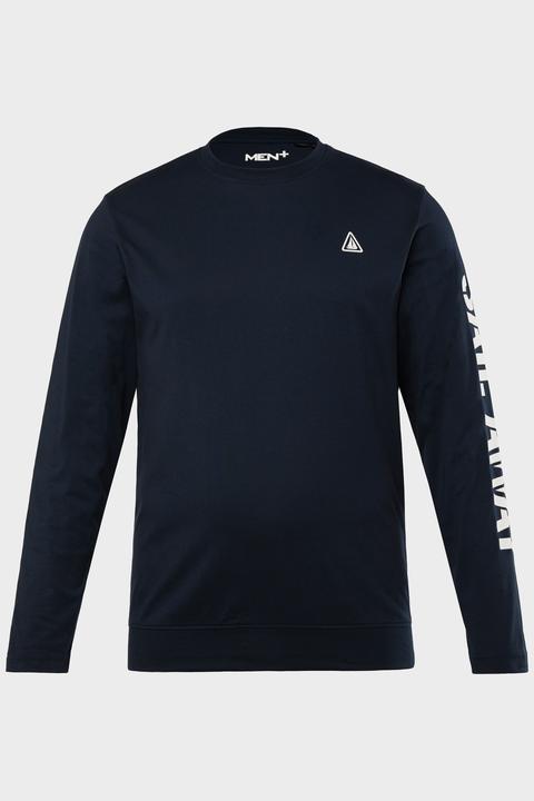 Produktbild Men+ Langarmshirt, Bauchfit, Ärmelprint (7XL)