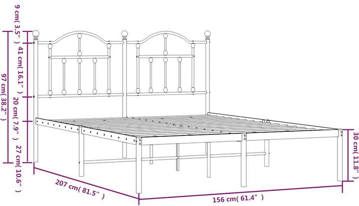 Image du produit vidaXL Bettgestell (150 x 200 cm)