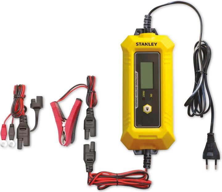 Image du produit Stanley SXAE00025 Chargeur de batterie 6V & 12V 4A IP65