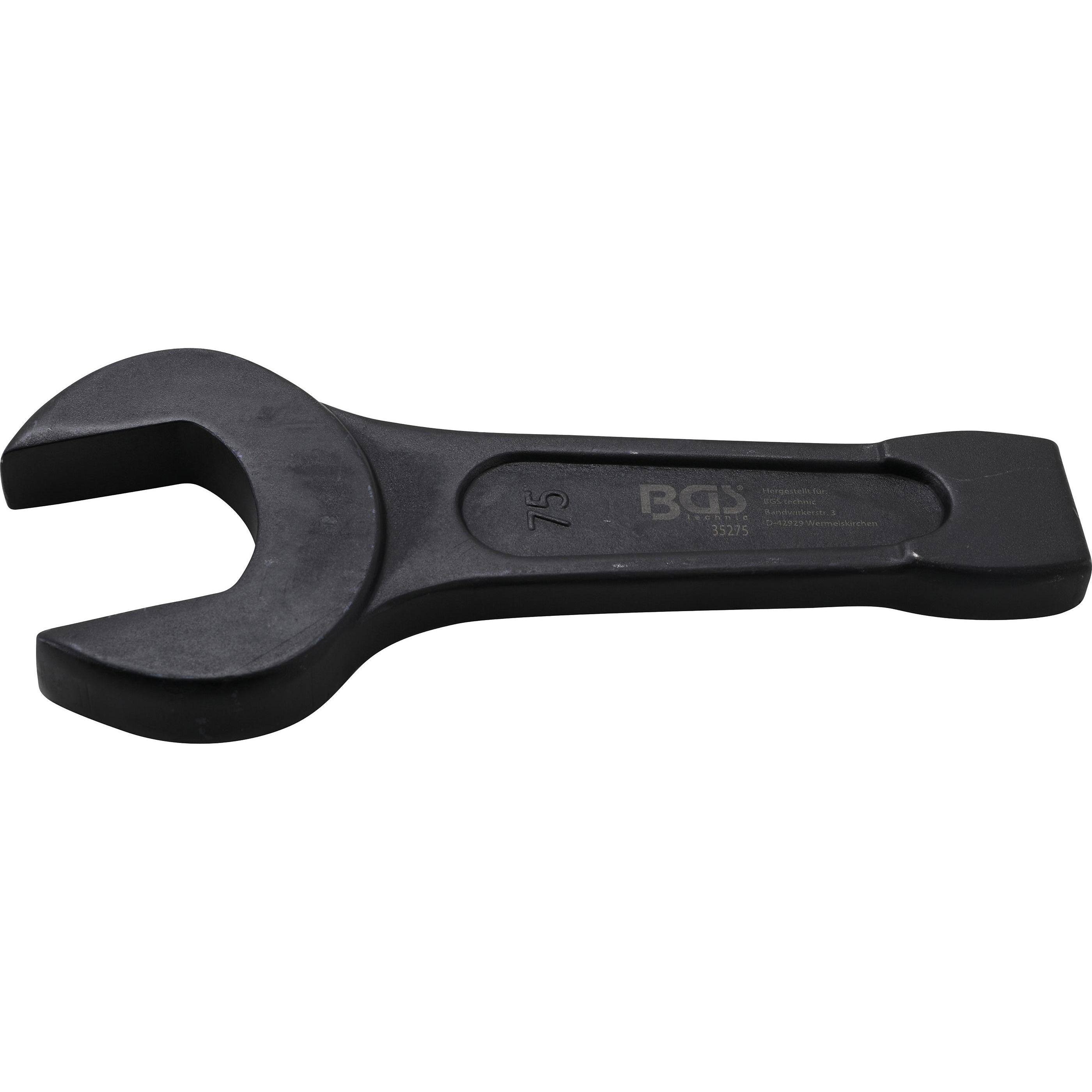 BGS, Schraubenschlüssel, Schlag-Maulschlüssel SW 75 mm (75 mm)