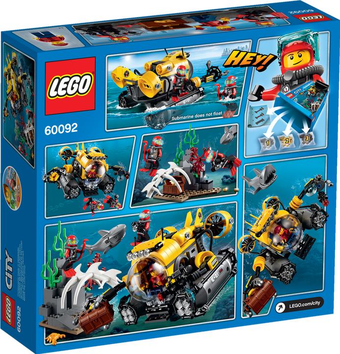 Produktbild LEGO Tiefsee-U-Boot (60092, LEGO City)