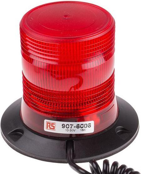 Produktbild RS PRO LED Beacon, Red, Magnetic, 10-30Vdc
