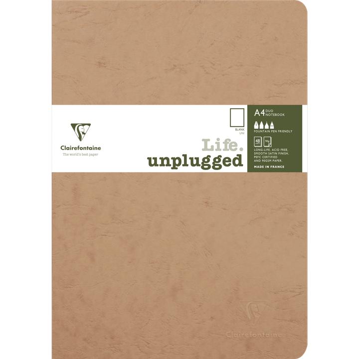 Actual product image Clairefontaine AGE BAG Set 2 booklets (AAA392, Plain)