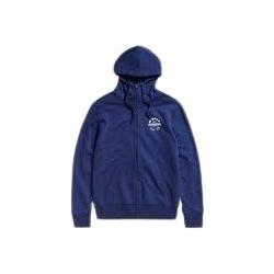 G-Star, Herren, Pullover, hoodie zip 2, Blau, (XL)
