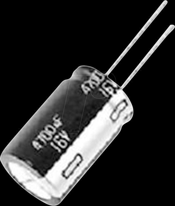 Actual product image Panasonic Electrolytic capacitor, radial, 330uF, 115.5uA, 35V, 278mA