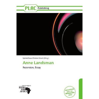 Anne Landsman, Ratgeber