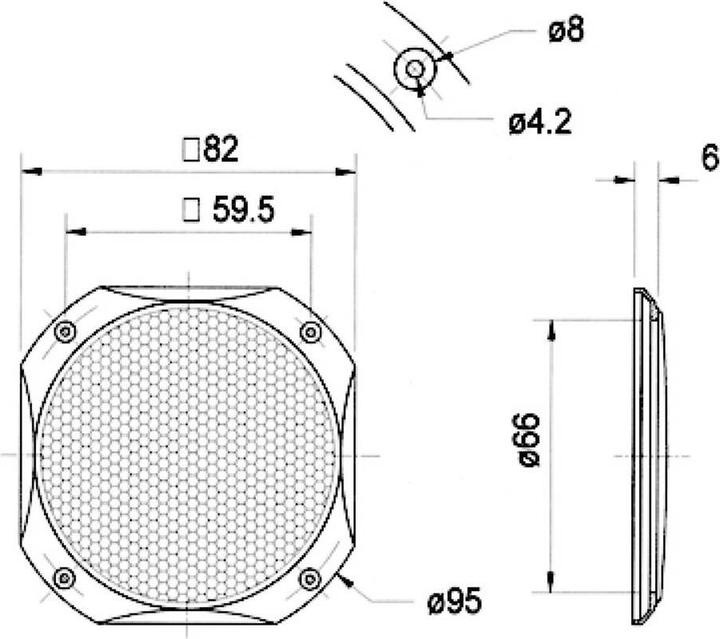 Actual product image Visaton 1138, Protective grille for VIS FRS 8