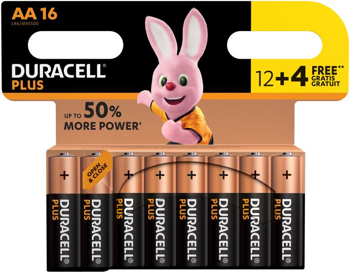 Produktbild Duracell Plus (16 Stk., AA)