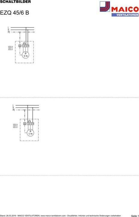 Produktbild Maico MAI EZQ 45/6 B Axial-Wandventilator, quadrat. Wandplatte, Wechselstrom, DN450
