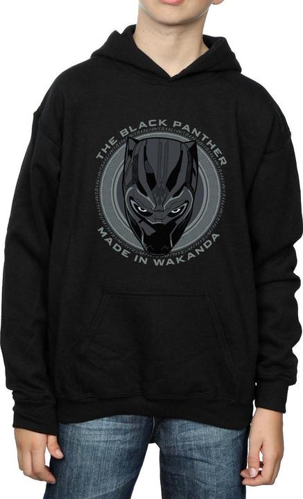Immagine prodotto Black Panther Made in Wakanda Felpa con Cappuccio Ragazzi (128)