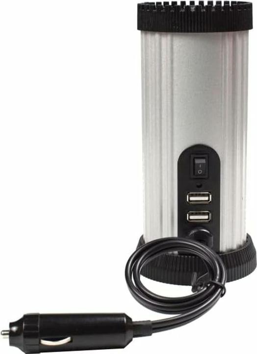Actual product image Energenie power adapter/inverter car 150 W aluminum black EG-PWC150-01