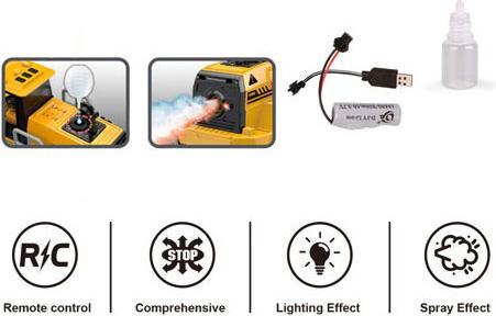 Actual product image Steerable RC construction excavator