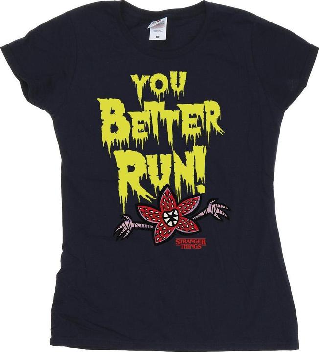 Produktbild Netflix Stranger Things You Better Run TShirt (M)