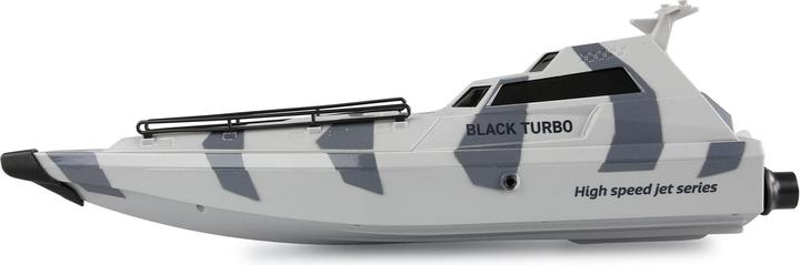 Immagine prodotto Amewi Barca nera Turbo militare bianca, 420 mm, RTR