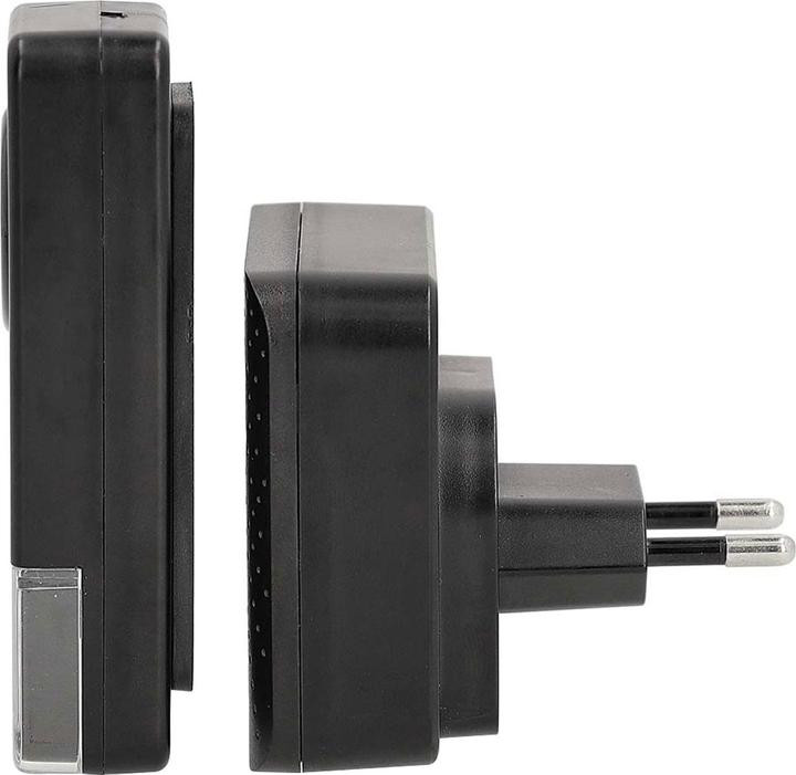 Actual product image Nedis Wireless doorbell set | Mains power supply | 100 - 240 V AC 50/60 Hz | 1x 23A 12V | Loud speaker (Funk, Radio 433 MHz, Wireless)