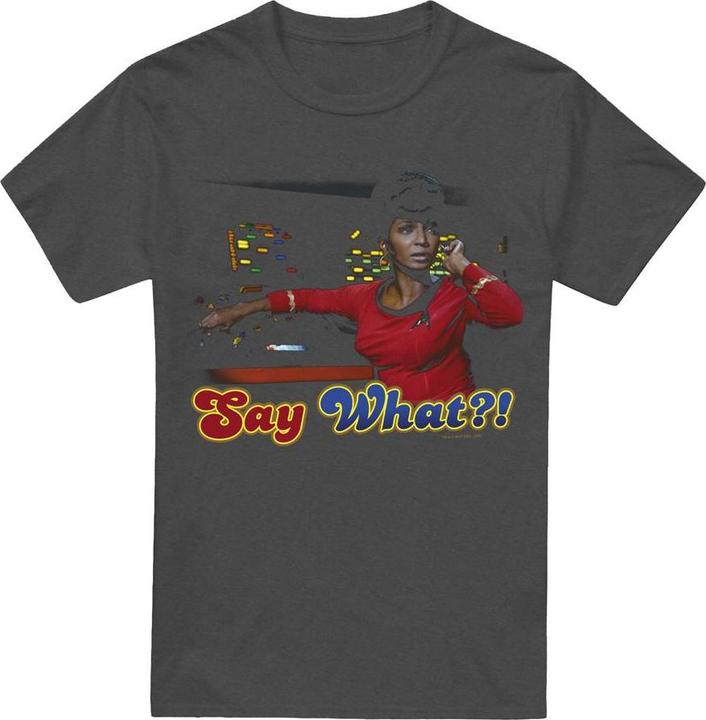 Actual product image Unisex Adult Say What T-Shirt (M)