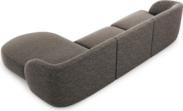 Image du produit Micadoni Canapé D'Angle Droit, "Miley", 4 Places, 255x156x70Fabriqué en Europe (Canapé d'angle)